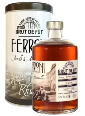Rhum Ferroni France Ile De La Reunion Ocean Indien 6 Ans 58.6% 50cl