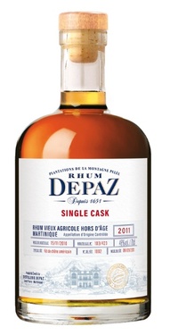 Rhum Vieux Martinique Depaz Single Cask 10 Ans 2011 45% 70cl