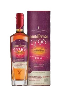 Rhum Venezuela Santa Teresa 1796 Chuao Cacao Cask Finish 43% 70cl