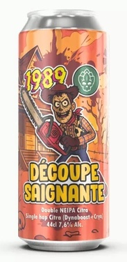 Biere France 1989 Brewing Decoupe Sanglante Double Neipa Cans 7.6% 44cl