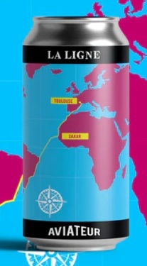 Biere France Aviateur La Ligne Sour Framboise Gingembre Citron Vert Cans 6% 44cl