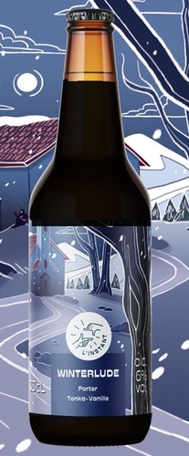 IDF BRASSERIE L'INSTANT WINTERLUDE PORTER TONKA VANILLE 6% 44CL