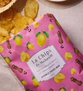 Chips Belsia Citron Et Poivre Noir 125gr