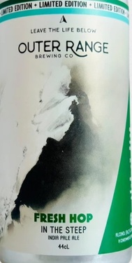 Biere France Outer Range Neipa In The Steep Fresh Hop Cans 6.7% 44cl