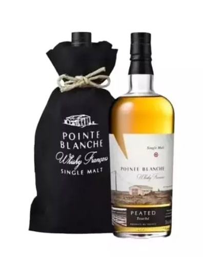 WHISKY FRANCE POINTE BLANCHE TOURBE 44% 70CL