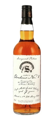 WHISKY HIGHLANDS EDRADOUR NO.2 7 ANS 2018 SHERRY BUTT 100 PROOF 57,1% 70CL