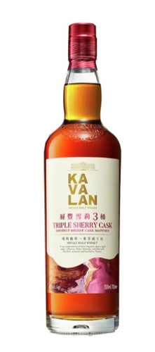WHISKY TAIWAN SINGLE MALT KAVALAN TRIPLE SHERRY CASK 40% 70CL