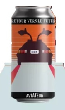 Biere France Aviateur Retour Vers Le Futur West Coast Ipa Cans 5.5% 44cl