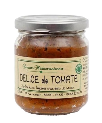 SAVEURS MEDITERRANNENNES DELICE DE TOMATE 180GR