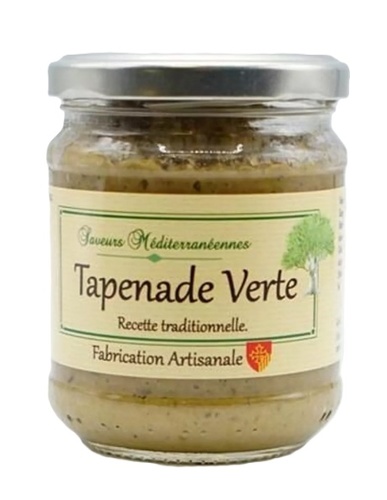 SAVEURS MEDITERRANNENNES TAPENADE VERTE 180GR