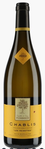 AOP CHABLIS LES REINETTES DOMAINE ISABELLE ET DENIS POMMIER 2022 75CL BIO