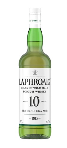 WHISKY ECOSSE SINGLE MALT LAPHROAIG 10 ANS 40% 70CL