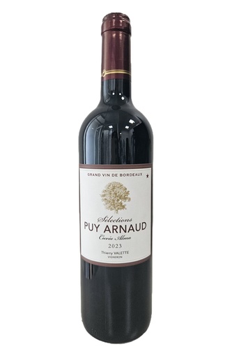 AOP CASTILLON CUVEE ALMA SELECTIONS PUY ARNAUD 2023 BIO