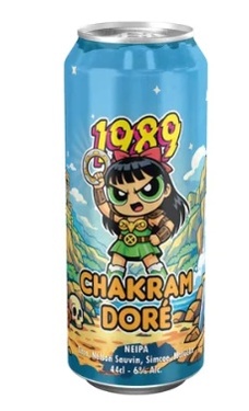 Biere France 1989 Brewing Chakram Dore Neipa Cans 6% 44cl