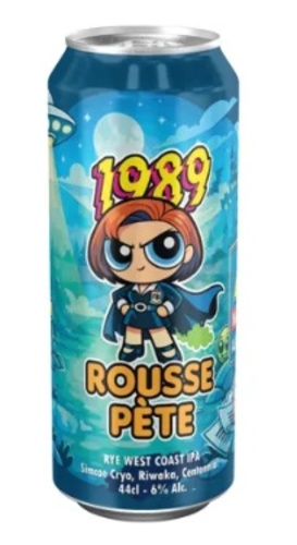 BIERE FRANCE 1989 BREWING ROUSSE PETE RYE WEST COAST IPA CANS 6% 44CL