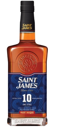 RHUM AGRICOLE MARTINIQUE ST JAMES 10 ANS EDITION FOOT 42% 70CL