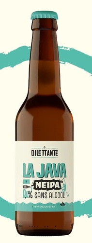BIERE LA DILETTANTE LA JAVA NEIPA SANS ALCOOL 0.0% 33CL