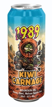 Biere France 1989 Brewing Kiwi Carnage Mountain Ipa Cans 6% 44cl
