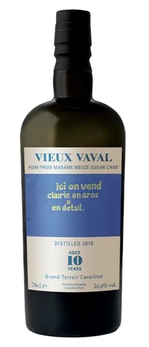 RHUM HAITI VIEUX VAVAL 10 ANS 2016 EX-CARONI CASK SMALL BATCH 54.6% 70CL