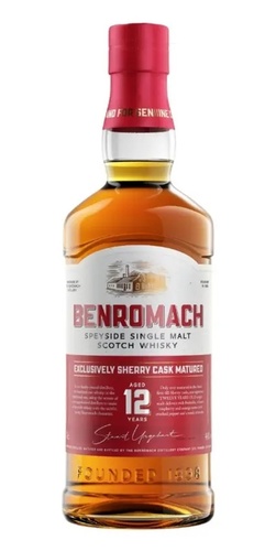 WHISKY ECOSSE SPEYSIDE BENROMACH 12 ANS SHERRY CASK 46% 70CL