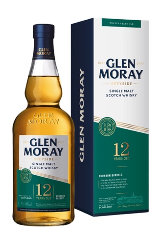 WHISKY ECOSSE SPEYSIDE SINGLE MALT GLENMORAY 12 ANS 40% 70CL