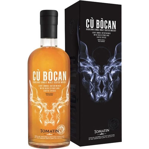 WHISKY ECOSSE HIGHLANDS SINGLE MALT TOMATIN CU BOCAN 46% 70CL