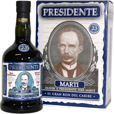 Rhum Republique Dominicaine Presidente Marti 15 Ans 40% 70cl