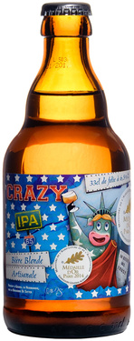 Biere France Blonde Crazy Ipa 0.33 6.5%